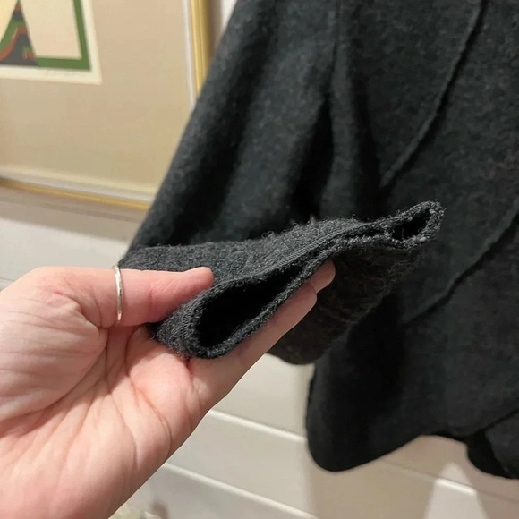 🧶KATERINE BARCLAY gray wool  blazer size M - Picture 7 of 12